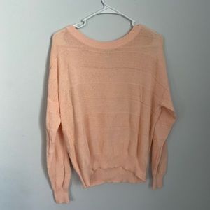Forever 21 Pink Light Sweater Size - Large